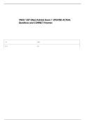 VNSG 1327 &lpar;Med Admin&rpar; Exam 1 UPDATED ACTUAL &NewLine;Questions and CORRECT Answers