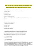NBRC TMC&sol;CRT&sol;RRT  EXAM  TEST BANK &vert;COMPLETE QUESTIONS WITH EXPERT SOLUTIONS &vert; 2026 LATEST UPDATED &vert; GET A&plus;
