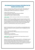 ATLS &lpar;Advanced Trauma Life Support&rpar; 10th Edition Post-Test &NewLine;Questions and Answers Latest 