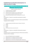 Test Bank for Accounting Information Systems&comma; 1st Edition by Arline A&period; Savage&NewLine;