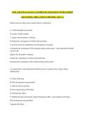 NUR 2356 FINAL EXAM 2 &vert;COMPLETE QUESTIONS WITH EXPERT SOLUTIONS &vert; 2026 LATEST UPDATED &vert; GET A&plus;