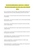 NUR 2356 MULTIDIMENSIONAL CARE EXAM 1   &vert;COMPLETE QUESTIONS WITH EXPERT SOLUTIONS &vert; 2026 LATEST UPDATED &vert; GET A&plus;