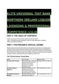 2026&sol;2027 Northern Ireland Liquor Licensing Law Exam Bank &vert; S-Tier Professional Competence & 1996 Order Mastery Pack &lpar;100&percnt; Verified Answers & Rationale&rpar;