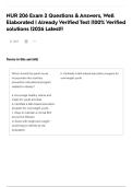 NUR 206 Exam 2 Questions & Answers&comma; Well Elaborated &vert; Already Verified Test &vert;100&percnt; Verified solutions &vert;2026 Latest&excl;&excl;