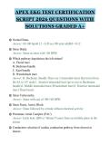APEX EKG TEST CERTIFICATION&NewLine;SCRIPT 2026 QUESTIONS WITH&NewLine;SOLUTIONS GRADED A&plus;&NewLine;