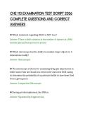 CHE 113 EXAMINATION TEST SCRIPT 2026&NewLine;COMPLETE QUESTIONS AND CORRECT&NewLine;ANSWERS&NewLine;