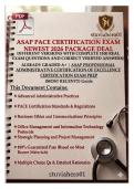 ASAP PACE Certification Exam Newest 2026 Package Deal &ndash; 1&comma;100 Real Exam Questions & Verified Answers &vert; 3 Complete Versions &lpar;A&comma; B&comma; C&rpar; &vert; Professional Administrative Certification of Excellence &lpar;PACE&rpar; Exam Prep &ndash; Already Graded A&plus; &lpar;Most Recent&excl;&excl;&rpar; &ndash; Complete 