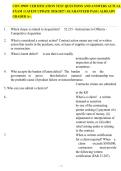 CON 3990V CERTIFICATION TEST QUESTIONS AND ANSWERS ACTUAL EXAM &vert; LATEST UPDATE 2026&sol;2027 &vert; GUARANTEED PASS &vert; ALREADY&NewLine;GRADED A&plus;&period;