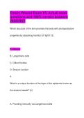 Emory Wound Exam &num;1&vert; Actual exam questions and 100&percnt; correct answers 2026&sol;2027