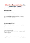 QMA Ivy Tech Community College Test Questions and Answers &ndash; Exam Review Guide