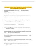 AWS Cloud Practitioner Exam &vert; Questions with 100&percnt; Correct Answers&NewLine;2025&sol;2026 UPDATE &vert; Verified Solutions