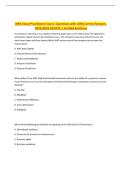 AWS Cloud Practitioner Exam &vert; Questions with 100&percnt; Correct Answers&NewLine;2025&sol;2026 UPDATE &vert; Verified Solutions