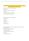 AWS Cloud Practitioner Exam &vert; Questions with 100&percnt; Correct Answers&NewLine;2025&sol;2026 UPDATE &vert; Verified Solutions