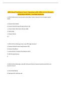 AWS Cloud Practitioner Exam &vert; Questions with 100&percnt; Correct Answers&NewLine;2025&sol;2026 UPDATE &vert; Verified Solutions