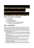 S-Tier British Columbia Employment Agency Licensing Assessment Test Bank &lpar;2026&sol;2027 Cycle&rpar; &vert; ESA & TFWPA Mastery Guide