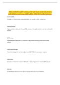 AWS Certified Cloud Practitioner CLF-C02 Exam Guide &vert; Questions&NewLine;with 100&percnt; Correct Answers 2025&sol;2026 UPDATE &vert; Verified Solutions