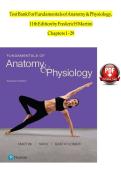 Fundamentals of Anatomy & Physiology &ndash; 8th Edition by Frederic H&period; Martini and Judi L&period; Nath &vert; Complete Test Bank with Questions and Answers&NewLine;