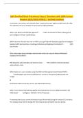 AWS Certified Cloud Practitioner Exam &vert; Questions with 100&percnt; Correct&NewLine;Answers 2025&sol;2026 UPDATE &vert; Verified Solutions