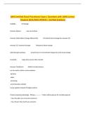 AWS Certified Cloud Practitioner Exam &vert; Questions with 100&percnt; Correct&NewLine;Answers 2025&sol;2026 UPDATE &vert; Verified Solutions