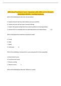 AWS Cloud Practitioner Exam &vert; Questions with 100&percnt; Correct Answers&NewLine;2025&sol;2026 UPDATE &vert; Verified Solutions