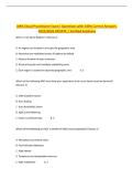 AWS Cloud Practitioner Exam &vert; Questions with 100&percnt; Correct Answers&NewLine;2025&sol;2026 UPDATE &vert; Verified Solutions