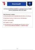 2026 Nightingale Pathophysiology Final Exam &vert; 390&plus; Actual Questions with Verified Answers & Rationales &vert; Already Graded A&plus;