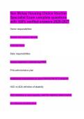 Nan Mckay Housing Choice Voucher Specialist Exam complete questions with 100&percnt; verified answers 2026-2027