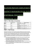 2026&sol;2027 Illinois Private Employment Agency Manager S-Tier Test Bank &vert; 20&plus; Elite QA&comma; Distractor Analysis & Mentor Syntheses