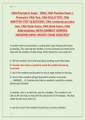 CNA Prometric Exam - 2026&comma; CNA Practice Exam I&comma; &NewLine;Prometric CNA Test&comma; CNA SKILLS TEST&comma; CNA &NewLine;WRITTEN TEST QUESTIONS&comma; CNA credentia practice &NewLine;test&comma; CNA State Exam&comma; CNA State Exam&comma; CNA &NewLine;Abbreviations WITH CORRECT VERIFIED &NewLine;ANSWERS&vert;NEW UPDATE EXAM 2026&sol;20