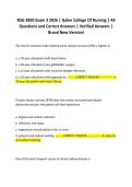 NSG 3850 Exam 3 2026 &vert; Galen College Of Nursing &vert; All Questions and Correct Answers &vert; Verified Answers &vert; Brand New Version&excl;