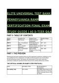2026&sol;2027 ELITE Pennsylvania RAMP Certification Final Exam Study Guide &vert; 60 S-Tier Q&A &vert; Act 57 & PLCB Updated