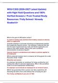 WGU C202 &lpar;2026-2027 Latest Update&rpar; &NewLine;with High-Yield Questions and 100&percnt; &NewLine;Verified Answers &sol; From Trusted Study &NewLine;Resources &sol; Fully Solved &sol; Already &NewLine;Graded A&plus;