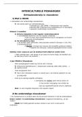 Samenvatting Interculturele Pedagogiek - gastles &lpar;KTA&rpar; &vert; OKAN &vert; UGent &vert; 2025&sol;26
