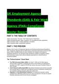 S-Tier UK Employment Agency Standards & FWA Compliance Master Test Bank 2026&sol;2027 &vert; 60 Scenario-Based Q&A