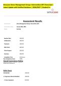 Simucase Stress Management Group- Intervention &lpar;OT&rpar; Transcript &vert;&NewLine;Latest Update with Verified Solutions &vert; 2026&sol;2027 &vert; Graded A&plus;&period;