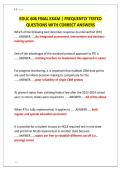 EDUC 606 FINAL EXAM &vert; FREQUENTLY TESTED &NewLine;QUESTIONS WITH CORRECT ANSWERS 