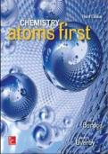 Test Bank for Chemistry&colon; Atoms First 3rd Edition by Julia Burdge &ndash; Comprehensive Exam Questions & Answers&NewLine;