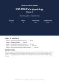 NSG 3280 Pathophysiology Exam 2 Galen College of Nursing Actual Exam 2026&sol;2027 &vert; Complete Exam-Style Questions &vert; 100&percnt; Verified &ndash; Detailed Rationales &ndash; Pass Guaranteed &ndash; A&plus; Graded&NewLine;&NewLine;