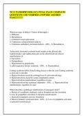  PATHOPHYSIOLOGY FINAL EXAM COMPLETE &NewLine;QUESTIONS AND VERIFIED ANSWERS ASSURED &NewLine;PASS&excl;&excl;&excl;&excl;&excl;&excl;&excl;&excl;&excl;&excl;&excl;