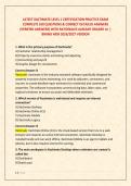  XACTIMATE LEVEL 1 CERTIFICATION PRACTICE EXAM &NewLine;COMPLETE 100 QUESTIONS & CORRECT DETAILED ANSWERS &NewLine;&lpar;VERIFIED ANSWERS&rpar; WITH RATIONALES ALREADY GRADED A&plus; &vert; &NewLine;BRAND NEW 2026&sol;2027 VERSION