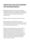 GIZMOS STUDENT EXPLORATION ACTUAL&NewLine;TEST SCRIPT 2026 VERIFIED SOLUTIONS