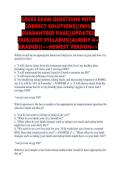 CDCES EXAM QUESTIONS WITH &NewLine;CORRECT SOLUTIONS&vert;&vert;100&percnt; &NewLine;GUARANTEED PASS&vert;&vert;UPDATED &NewLine;2026&sol;2027 SYLLABUS&vert;&vert;ALREADY A&plus; &NewLine;GRADED&vert;&vert;<<NEWEST VERSION>> 