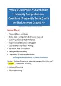 Week 6 Quiz Phil347 Chamberlain University Comprehensive Questions &lpar;Frequently Tested&rpar; with Verified Answers Graded A&plus;