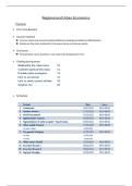 Summary - Regional and urban economics &vert; UA &vert; 2025&sol;26