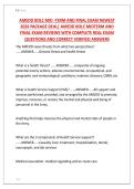 AMEDD BOLC MID -TERM AND FINAL EXAM NEWEST &NewLine;2026 PACKAGE DEAL&vert; AMEDD BOLC MIDTERM AND &NewLine;FINAL EXAM REVIEWS WITH COMPLETE REAL EXAM &NewLine;QUESTIONS AND CORRECT VERIFIED ANSWERS 