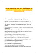 BIOL 271 MICROBIOLOGY MODULES 1-6 EXAM QUESTIONS AND ANSWERS - 100&percnt; VERIFIED - LATEST 2026&sol;2027 GUARANTEED PASS &lpar;PASS GUARANTEE&rpar;