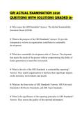 GRI ACTUAL EXAMINATION 2026&NewLine;QUESTIONS WITH SOLUTIONS GRADED A&plus;