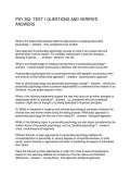 PSY 352- TEST 1 QUESTIONS AND VERIFIED ANSWERS