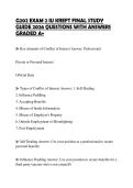 G202 EXAM 2 IU KREFT COMPREHENSIVE&NewLine;TEST PAPER 2026 QUESTIONS WITH&NewLine;ANSWERS GRADED A&plus;