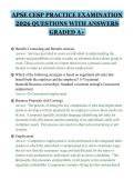 APSE CESP PRACTICE EXAMINATION&NewLine;2026 QUESTIONS WITH ANSWERS&NewLine;GRADED A&plus;&NewLine;